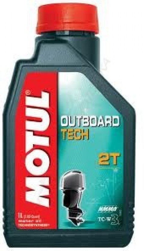 Моторное масло для 2-х тактных двигателей MOTUL OUTBOARD TECH 2T (1 л)